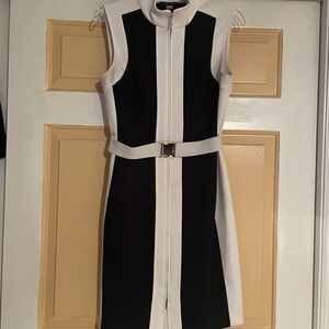 Tommy Hilfiger Black and White Mini Dress